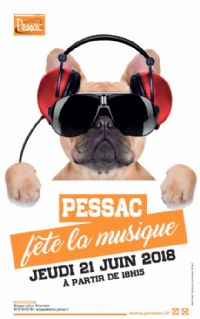 Pessac fête la musique. Le jeudi 21 juin 2018 à 33600 Pessac. Gironde.  18H15
